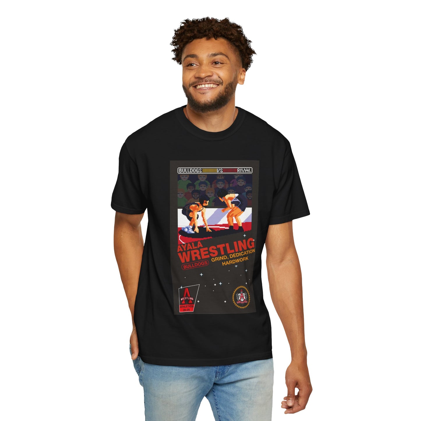 8-Bit Retro Wrestling T-Shirt