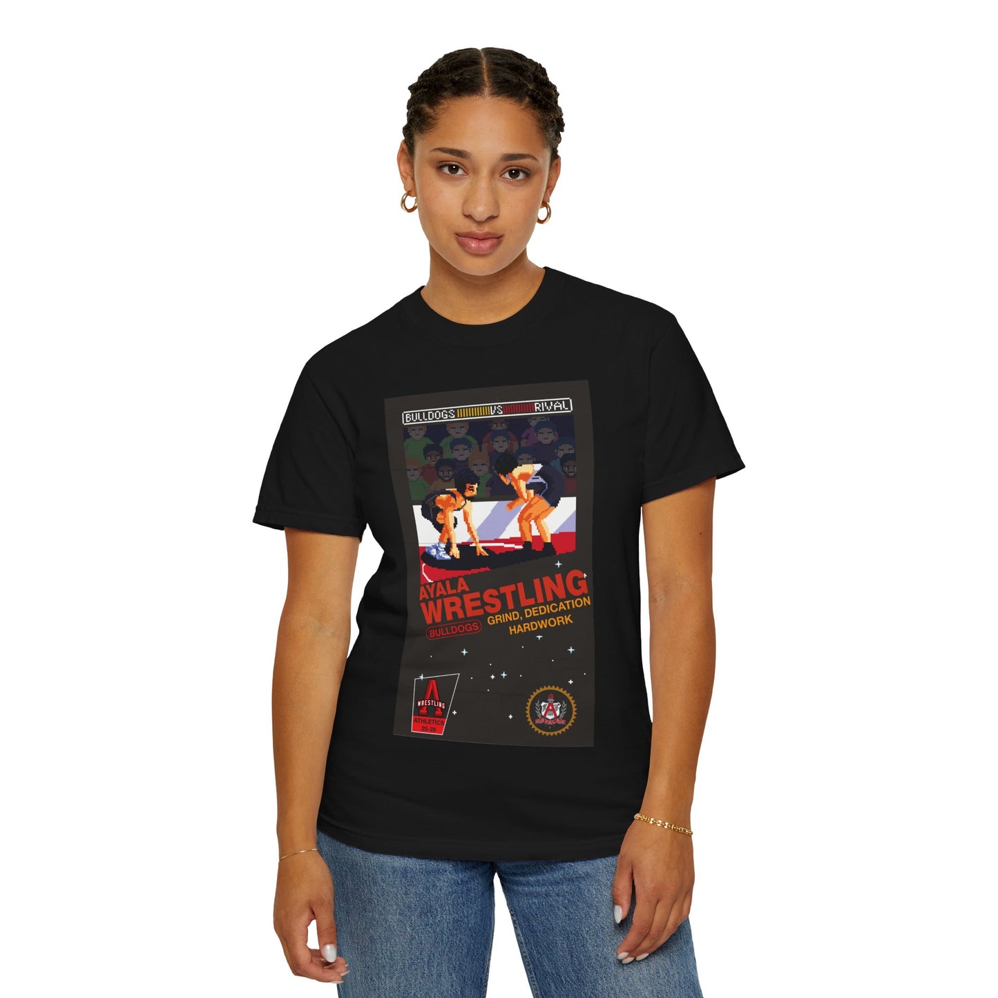 8-Bit Retro Wrestling T-Shirt