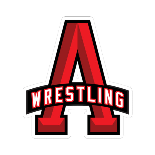 Wrestling Logo Sticker